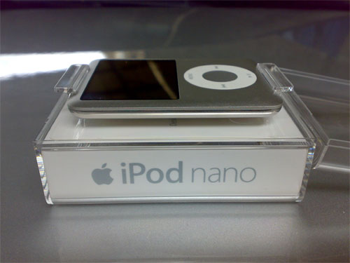 iPod na caixa